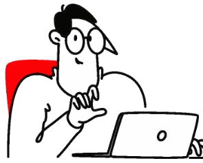 A client reviewing freelancer profiles on a laptop